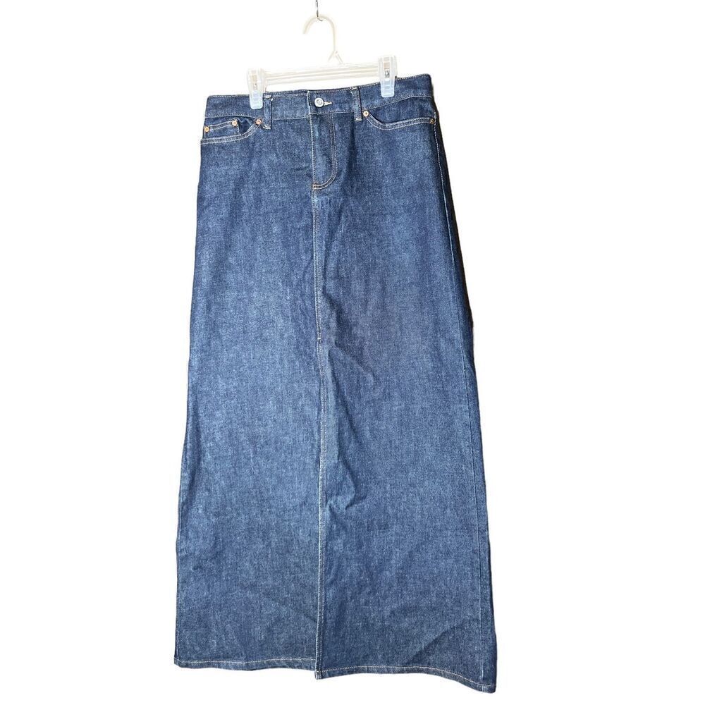 Gap‎ Vintage Y2K Jean Maxi Skirt Size 6